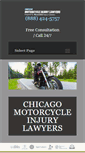 Mobile Screenshot of chicagomotorcycleinjurylawyers.com